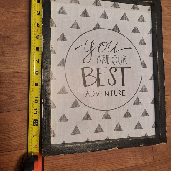 SOLD You Are Our Best Adventure Wall Decor - Picture 4 of 6